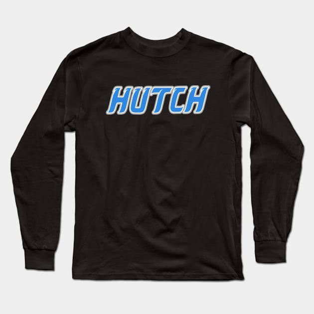 Hutch, Detroit Football themed Artwork Long Sleeve T-Shirt by FanSwagUnltd